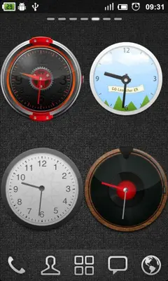 GO Clock Widget android App screenshot 1